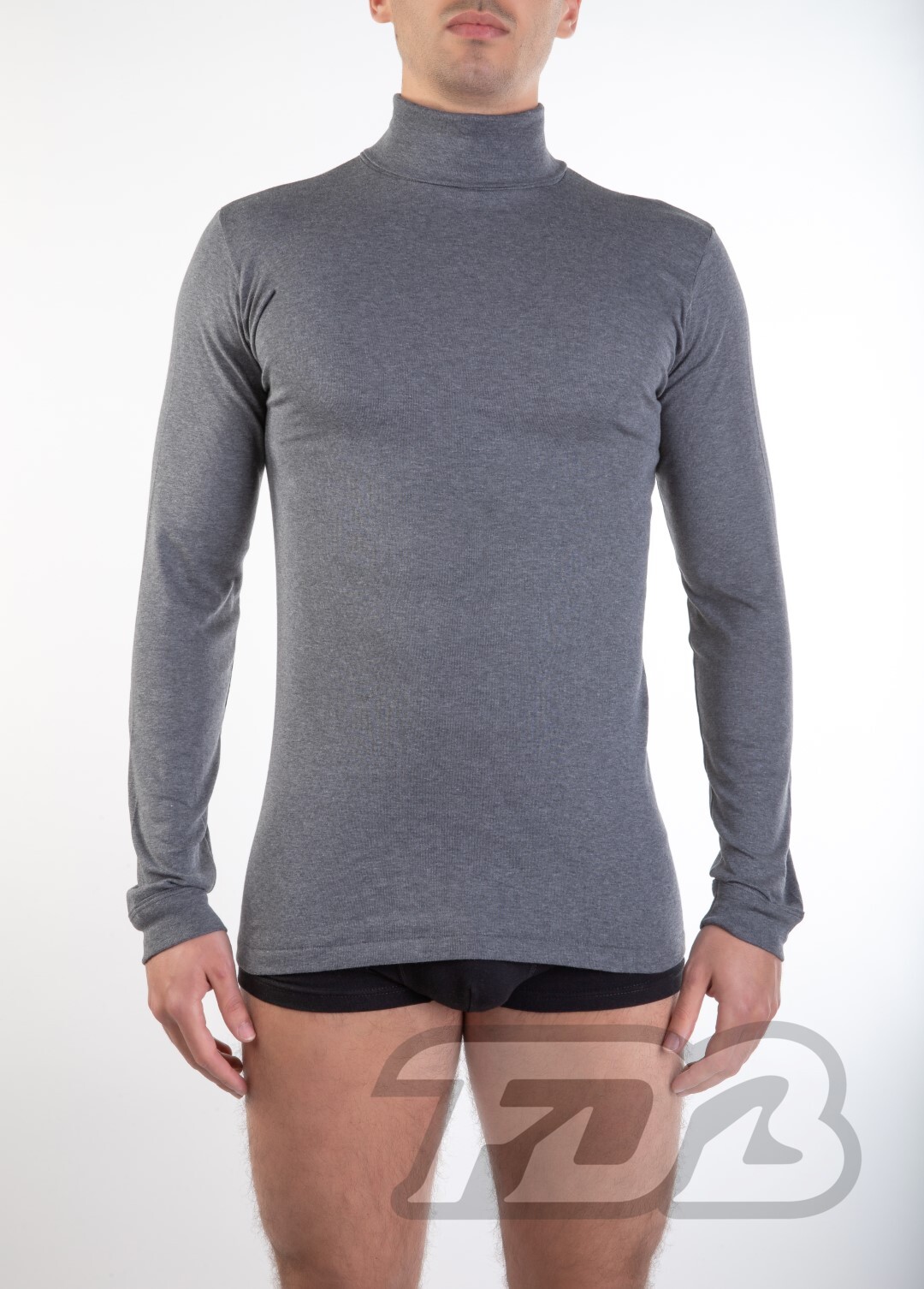 Maglione Dolcevita Uomo NC - Manica Lunga, Slim Fit, Tinta Unita - Disponibile In Bianco, Grigio, Nero