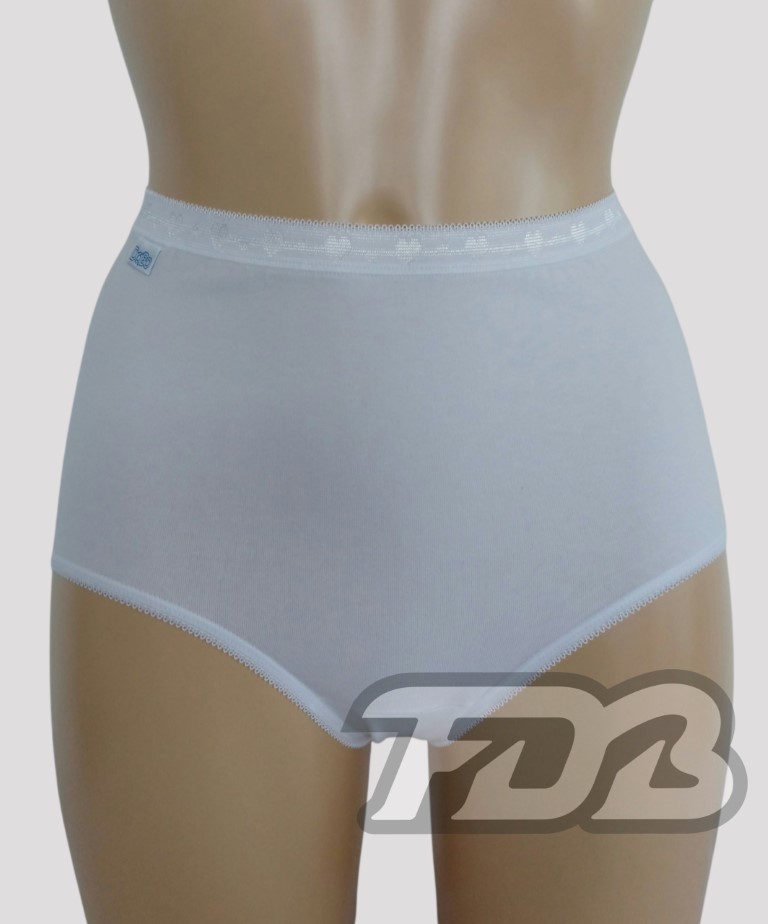 Slip maxi alto in cotone elasticizzato